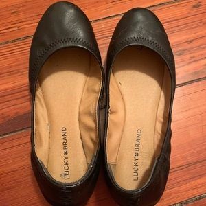 Lucky Brand Black Flats